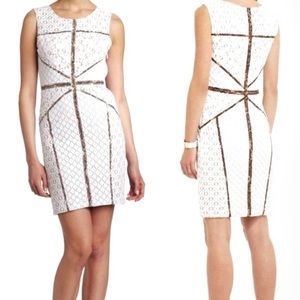 BCBGMAXAZRIA Andreea Lace Sheath Sz 10P